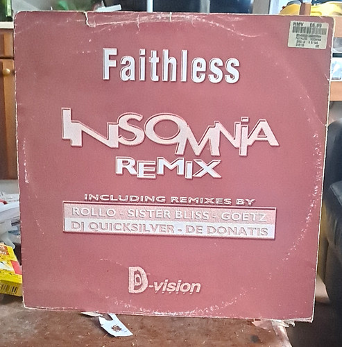 Faithless insomnia remix 12 - faithless, 12"