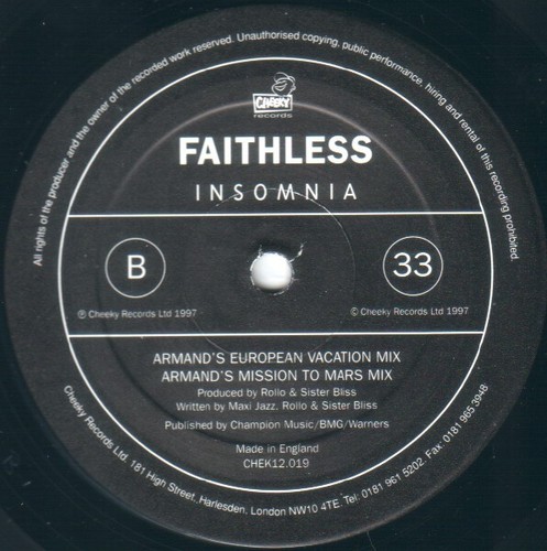 Faithless insomnia mixes - -,